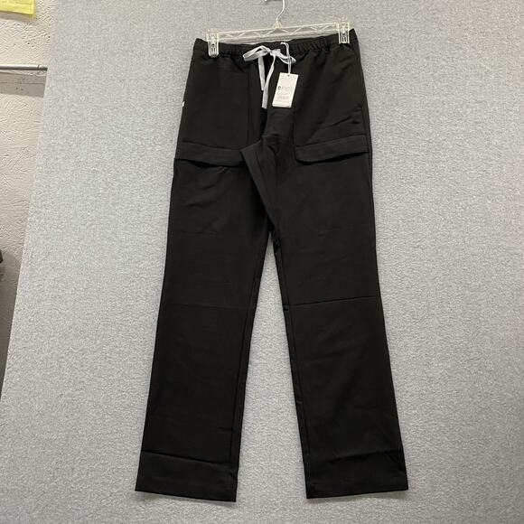 Figs Other - FIGS Men’s Medium Cairo Cargo Scrub Pants Black Double Duty Utility NWT Medical